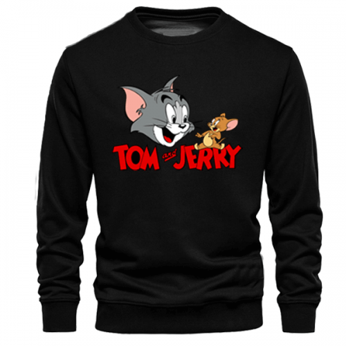 Black Tom & Jerry Sweatshirt Winter