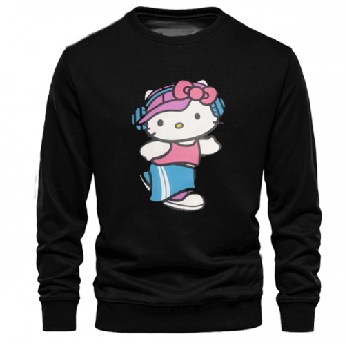 Black Stylish Sweatshirt For Women's