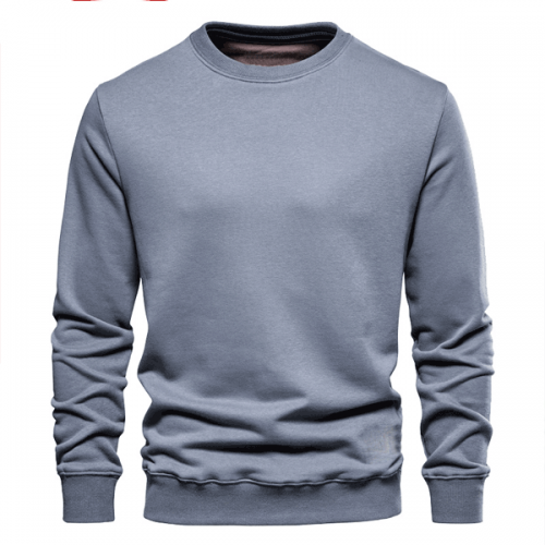 Steel Grey Plain Sweatshirt For Women's