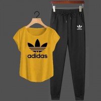 Ad Yellow Summer Tracksuit For Ladies