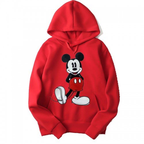 Mickey Mouse Red Cute hoodies For Girls