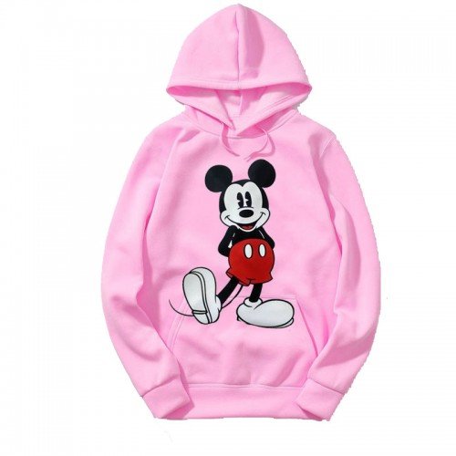 Mickey Mouse Pink Best Quality Hoodie For Girl