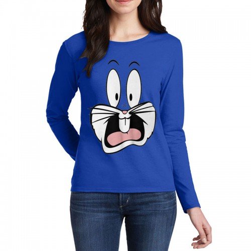 Bugs Bunny Full Sleeves T-Shirt in Royal Blue