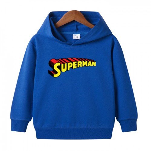 Superman Blue Hoodie For Kids