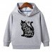 Cats Logo Pullover Hoodie For Kids
