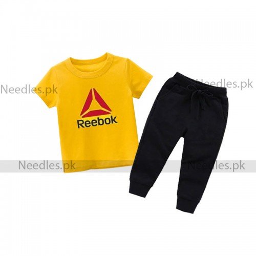 Rbk Yellow Summer Tracksuit For Kids