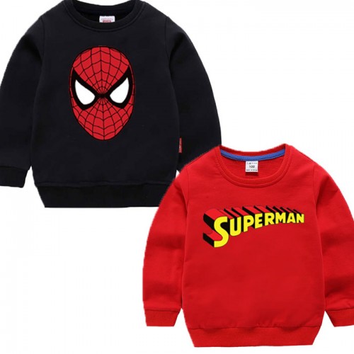 Bundle of Red & Black Fleece Sweatshirts For Kids