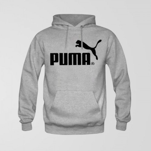 Pm Grey Premium Pullover Hoodie For Men's