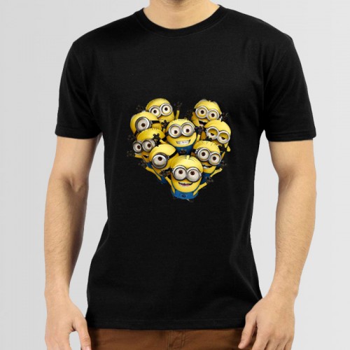 Sponge bob Black Half Sleeves T-Shirt