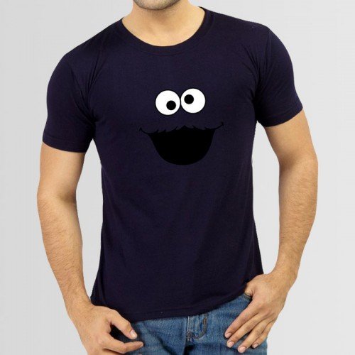 Scary Eyes Printed T-Shirt For Men