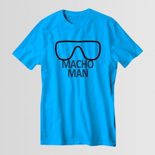 Macho Man Printed T-Shirt For Men