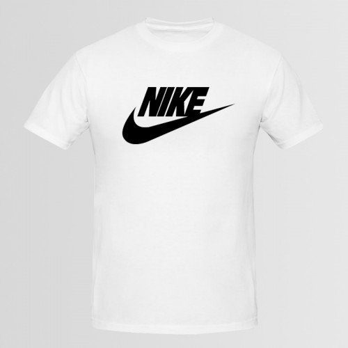 Nk White half Sleeves t-Shirt for men