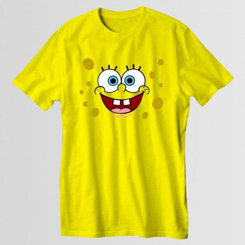 Spongebob logo Yellow T-Shirt For Boys