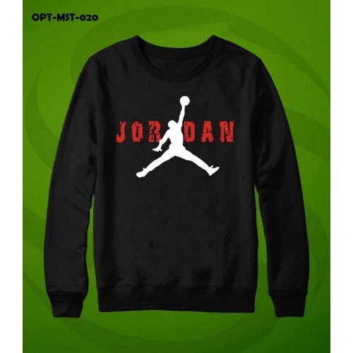 Jordan Black Pullover Fleece Sweatshirt