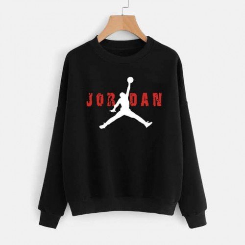 Jordan Black Fleece Sweatshirt For Boys