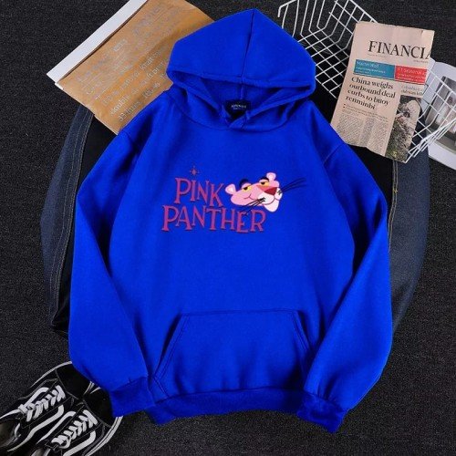 Pink Panther Dark Blue Hoodie For Girls
