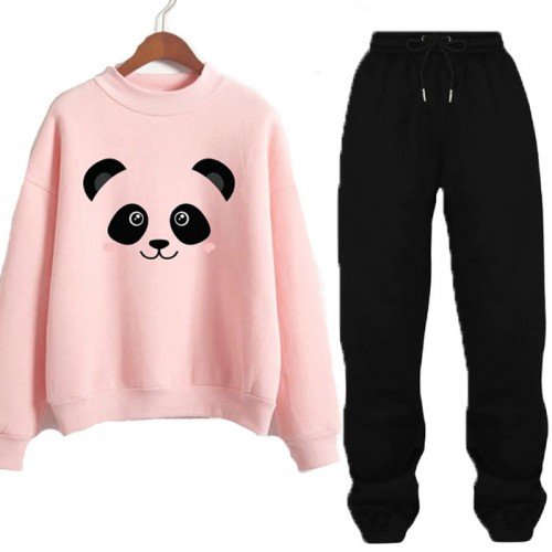 Buy Pink Panda Winter Tracksuit For Girls