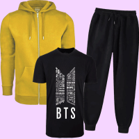 Yellow & Black Bt Tracksuit For women's 