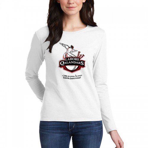 Lahore Qalandar Best Quality Full Sleeves T-Shirt For Ladies