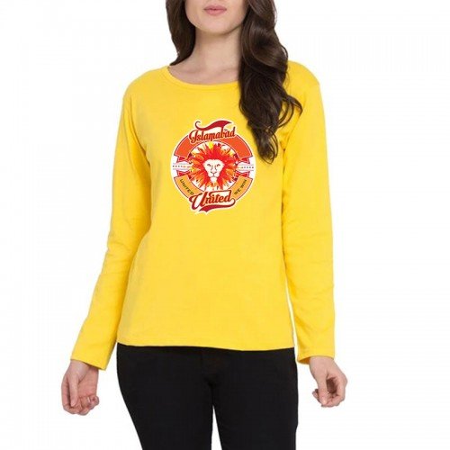 Islamabad United High-Quality Full Sleeves T-Shirt For Ladies