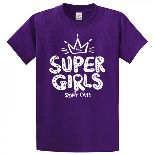 Super Girls Purple Summer T-Shirt For Women