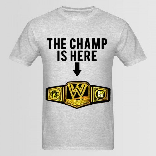 Champ Grey Graphic T-Shirt For Men