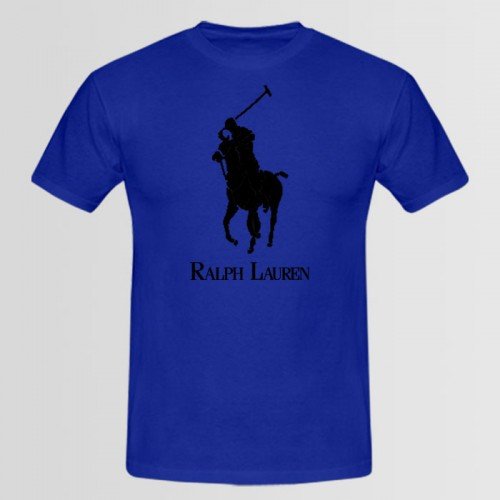 Ralph Lauren Round Neck Blue T-Shirt For Men