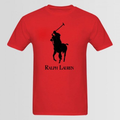 Ralph Lauren Round Neck Red T-Shirt For Men