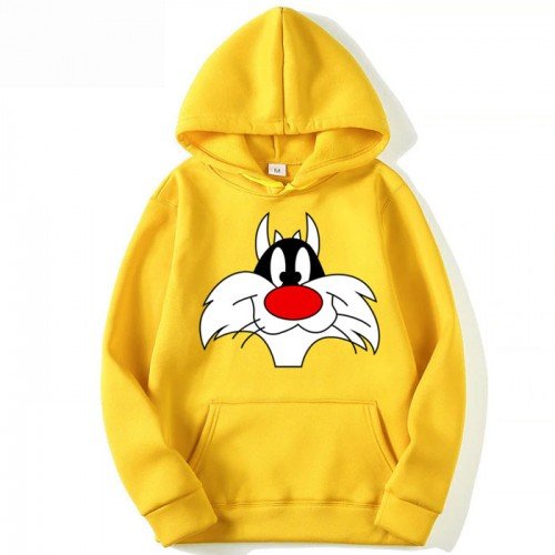 Sylvester Yellow Pullover Hoodie
