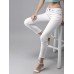 Women White Super Skinny Fit Mid-Rise Clean Look Stretchable Jeans