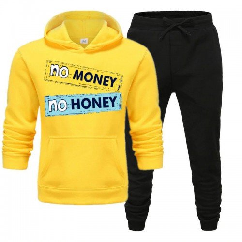 No Money No Honey Yellow Premium Quality Tracksuit